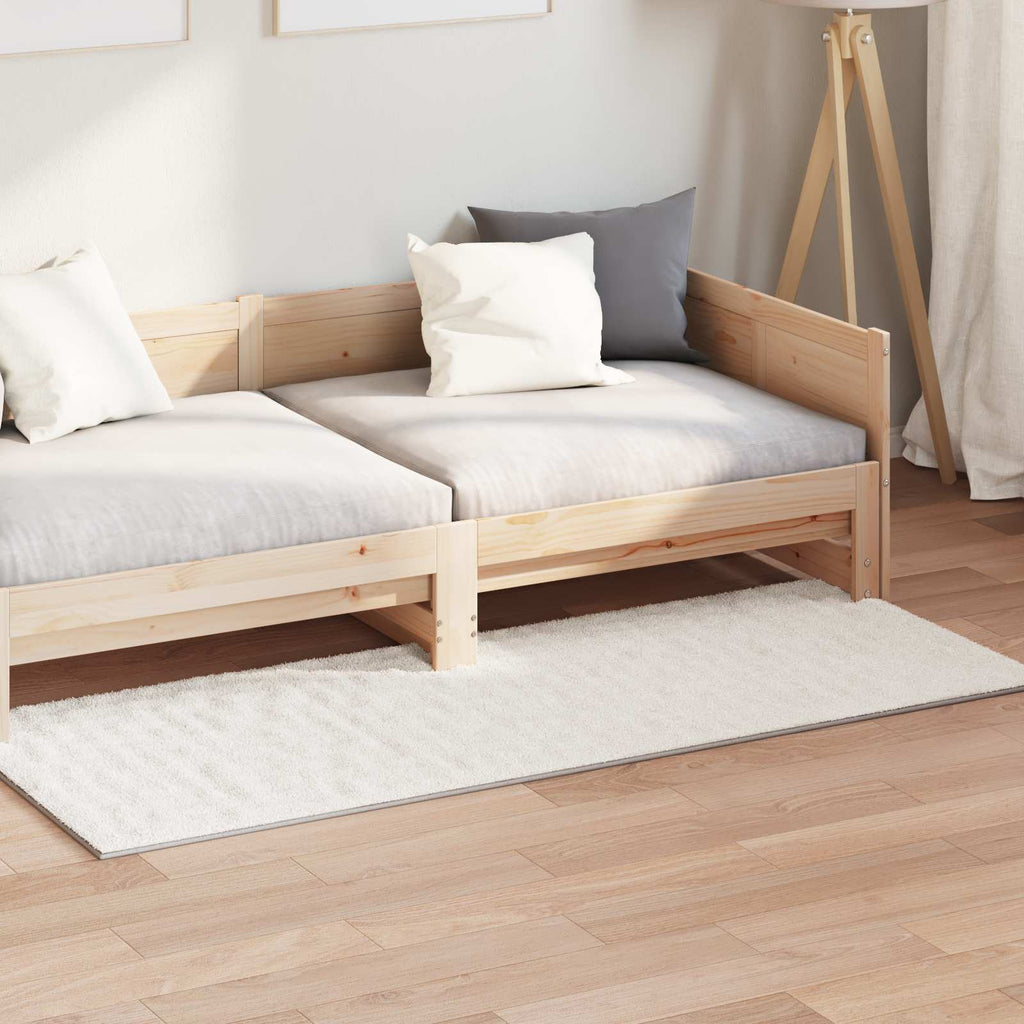 vidaXL Dywany pokojowe Prostokątny SIROLO Kremowy 200 x 80 cm