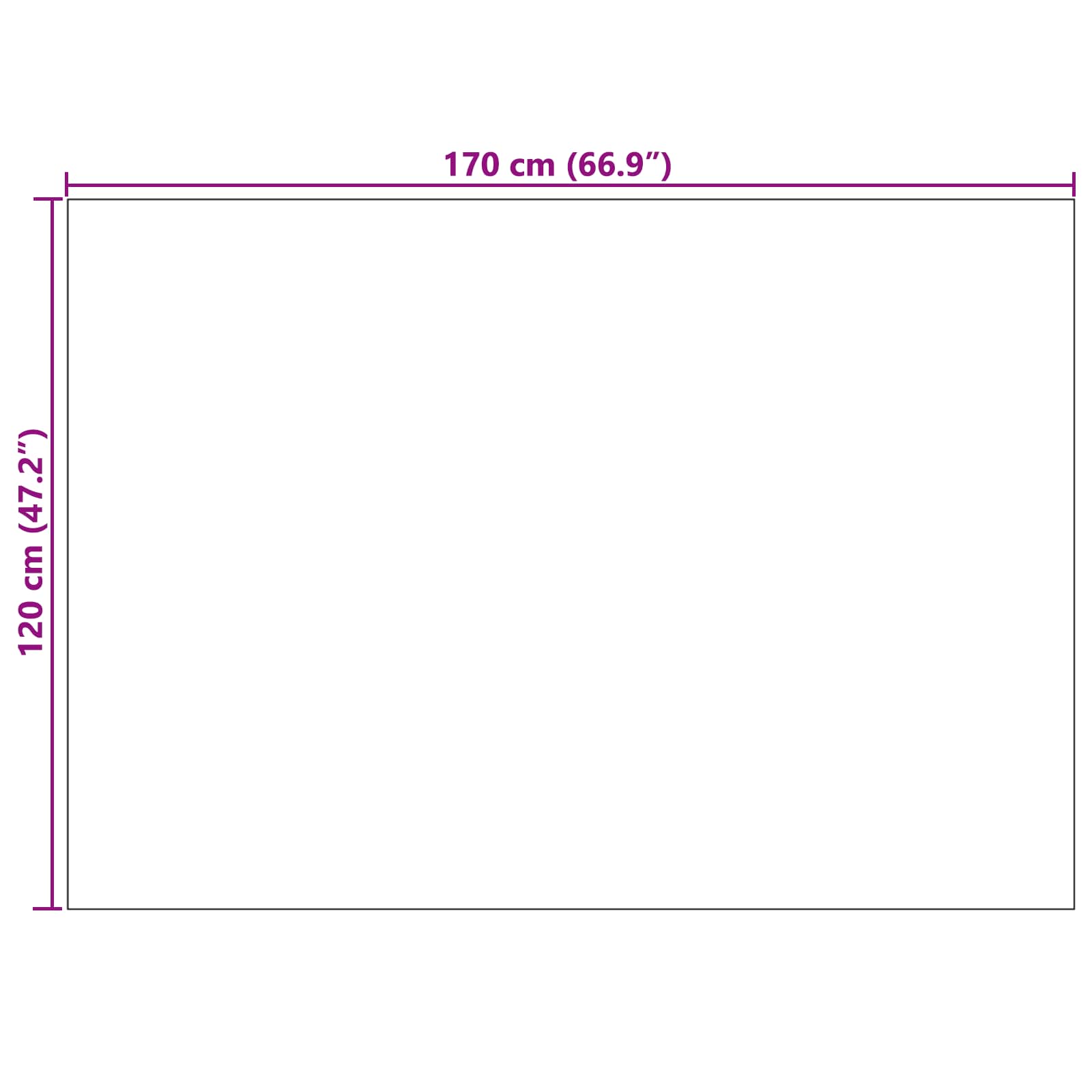 vidaXL Dywany pokojowe SIROLO Kremowy 170 x 120 cm Poliester
