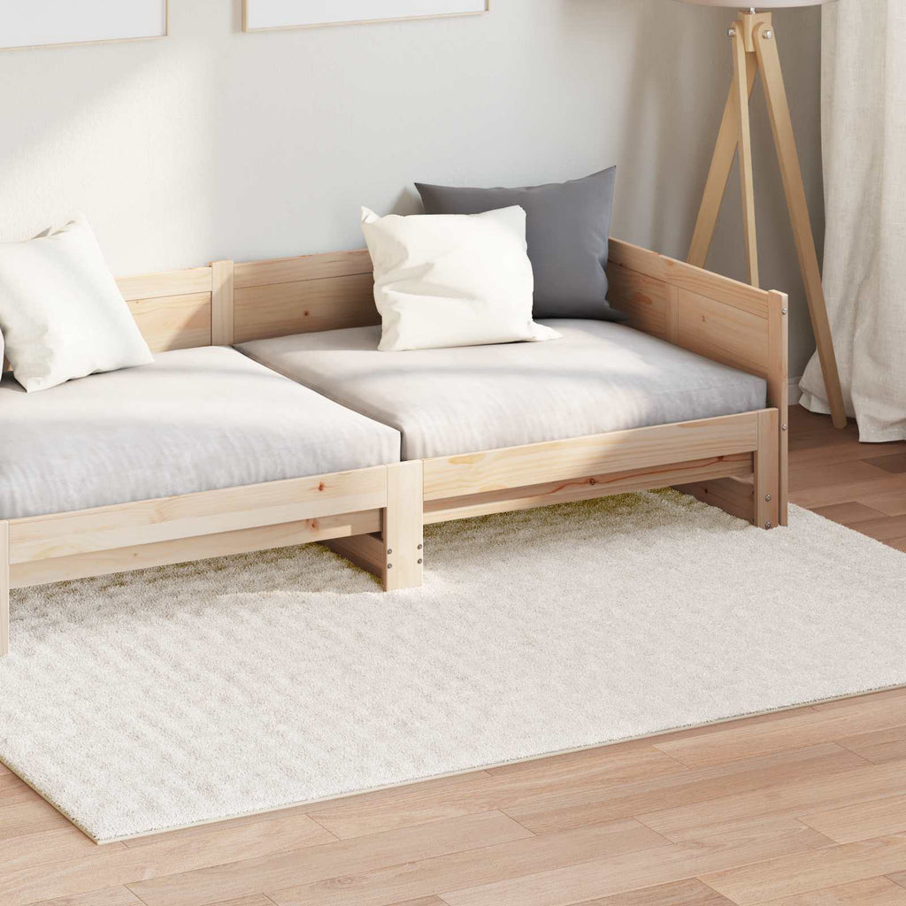 vidaXL Dywany pokojowe SIROLO Kremowy 200 x 140 cm Poliester