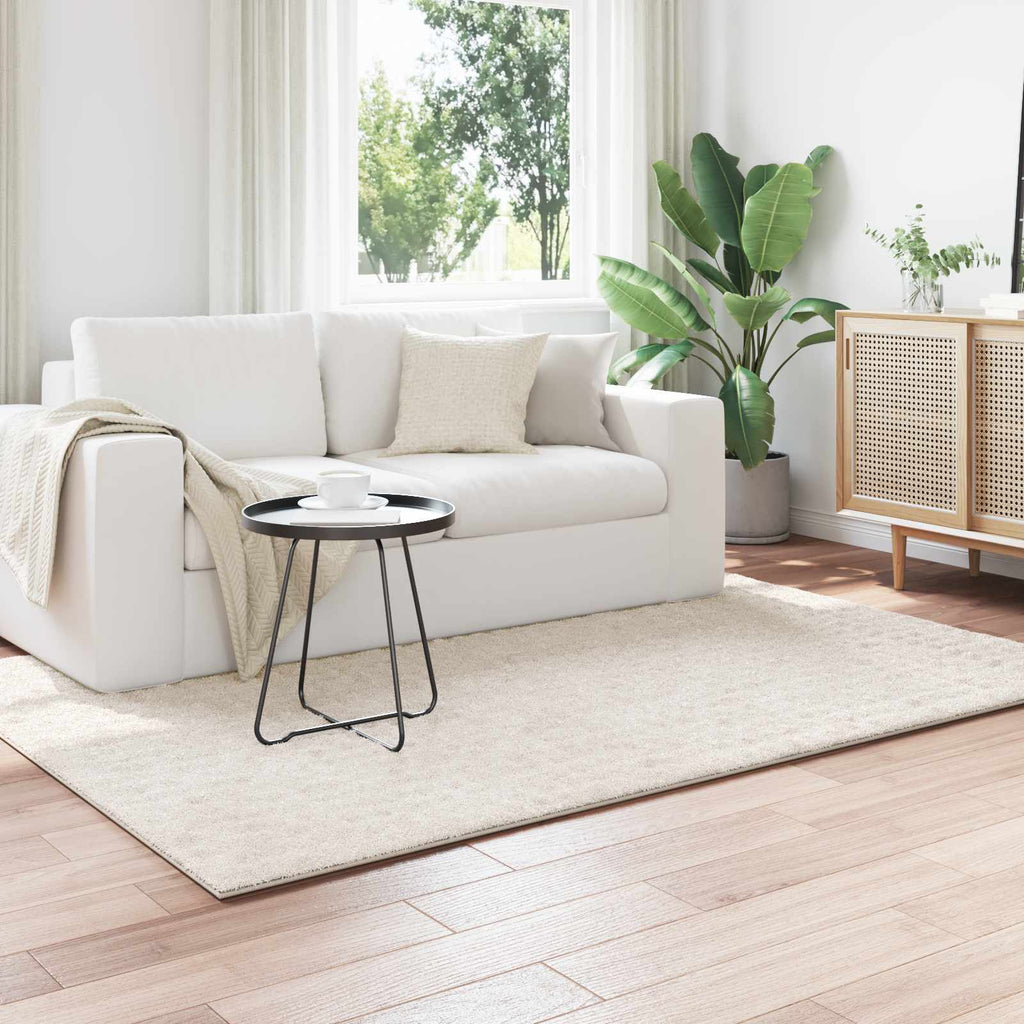 vidaXL Dywany pokojowe SIROLO Kremowy 230 x 160 cm Poliester