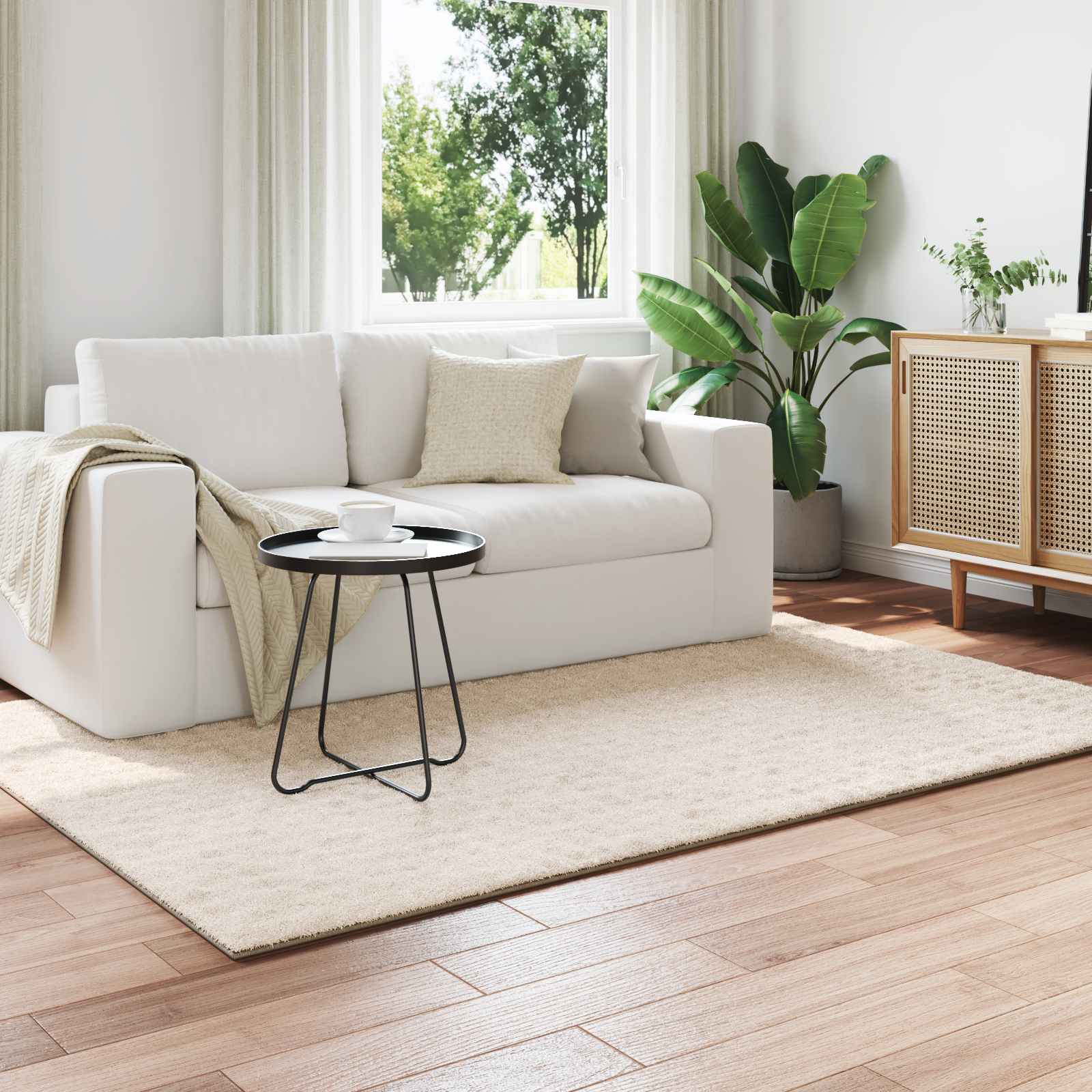 vidaXL Dywany pokojowe Prostokątny SIROLO Beżowy 170 x 120 cm