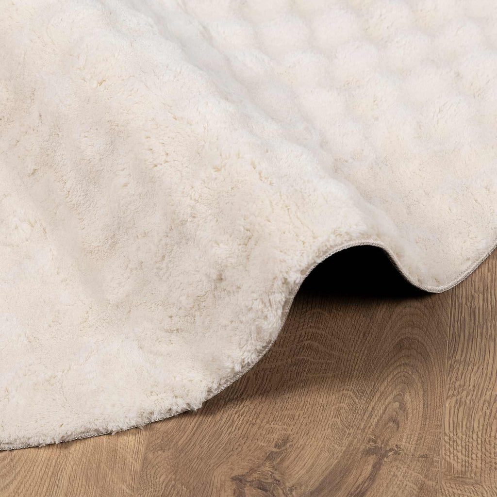 vidaXL Dywany pokojowe Okrągły SIROLO Beżowy Ø 160 CM Poliester