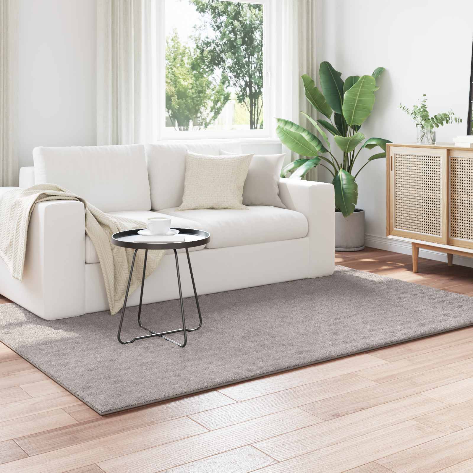 vidaXL Dywany pokojowe SIROLO piaskowy 170 x 120 cm Poliester