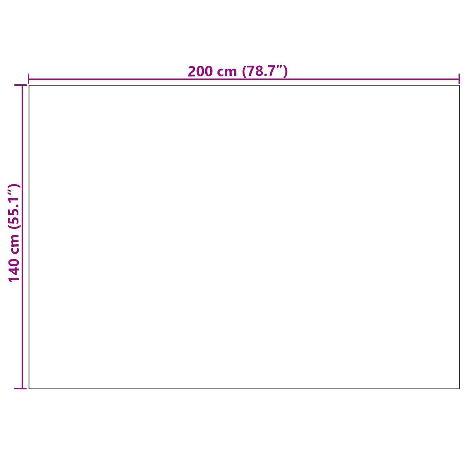 vidaXL Dywany pokojowe SIROLO piaskowy 200 x 140 cm Poliester