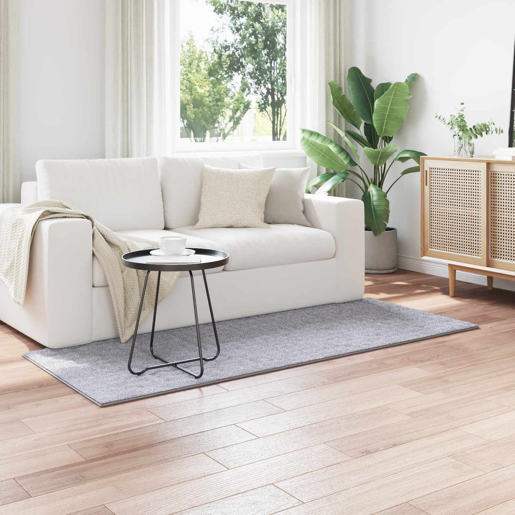 vidaXL Dywany pokojowe Prostokątny SIROLO Szary 200 x 80 cm Poliester