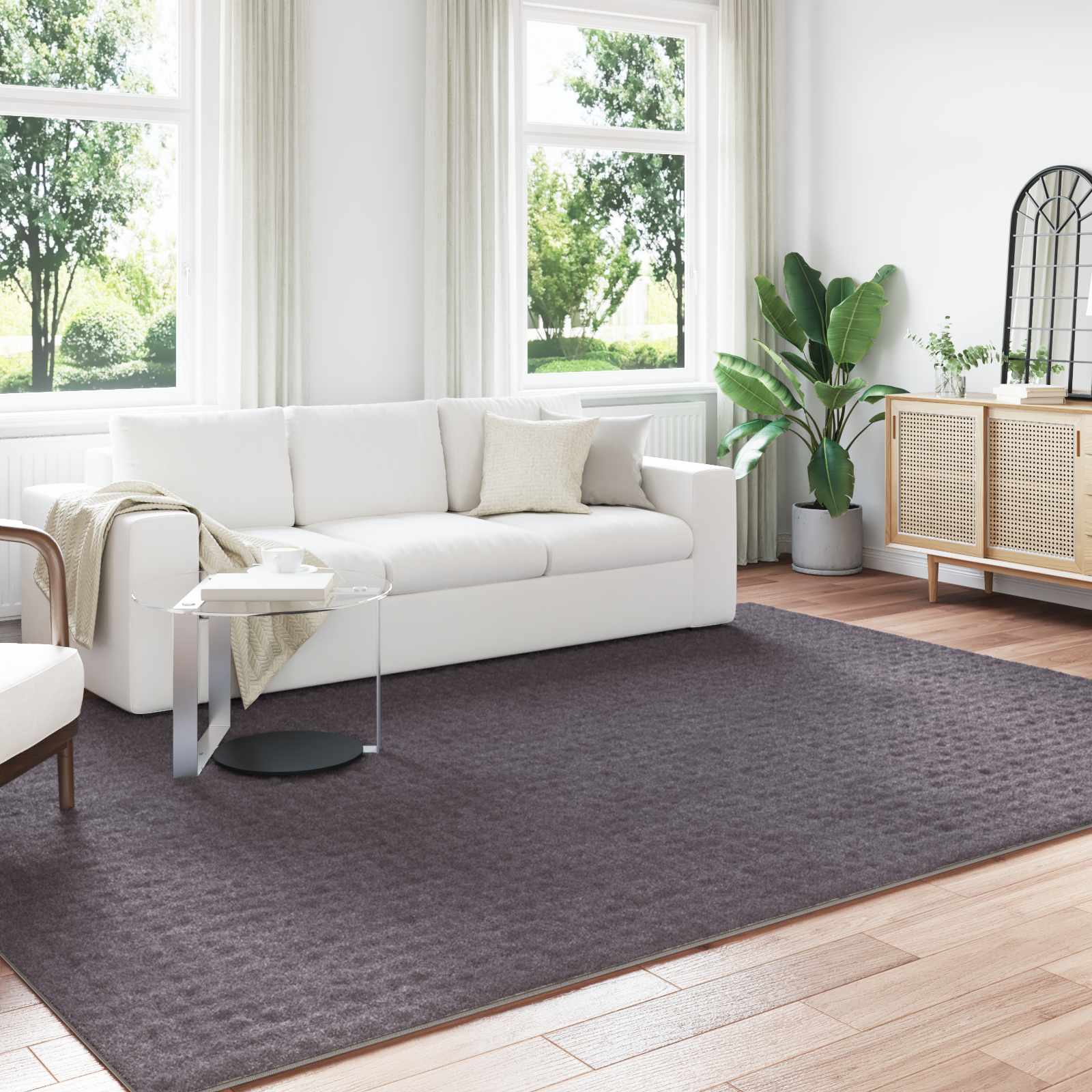 vidaXL Dywany pokojowe SIROLO Antracyt 280 x 200 cm Poliester