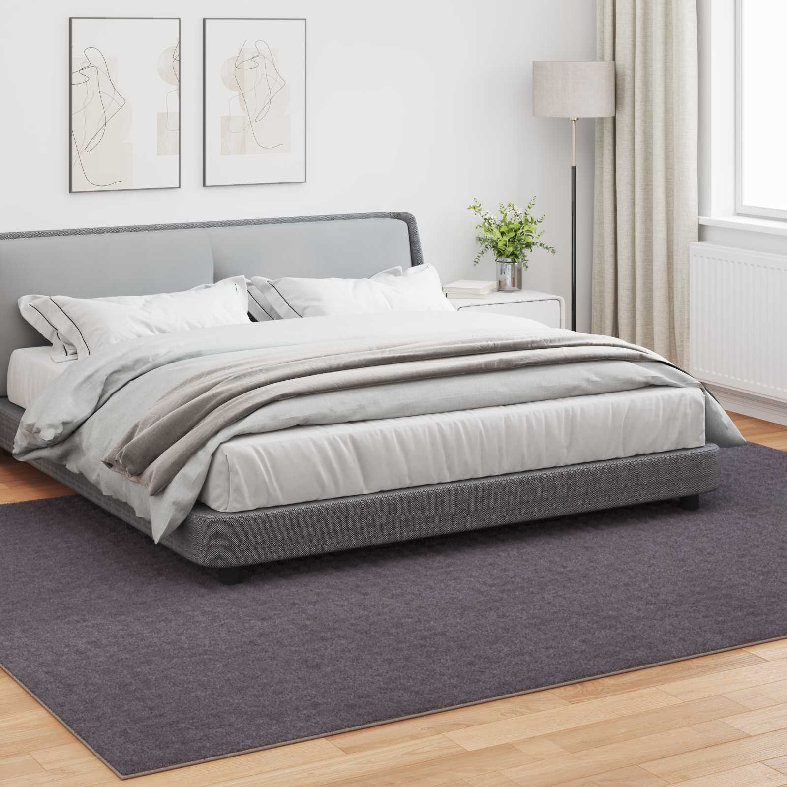 vidaXL Dywany pokojowe SIROLO Antracyt 340 x 240 cm Poliester