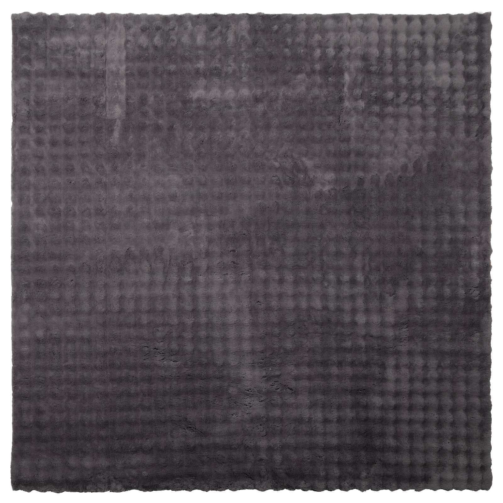 vidaXL Dywany pokojowe Kwadrat SIROLO Antracyt 200 x 200 cm Poliester