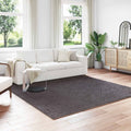 vidaXL Dywany pokojowe Kwadrat SIROLO Antracyt 240 x 240 cm Poliester
