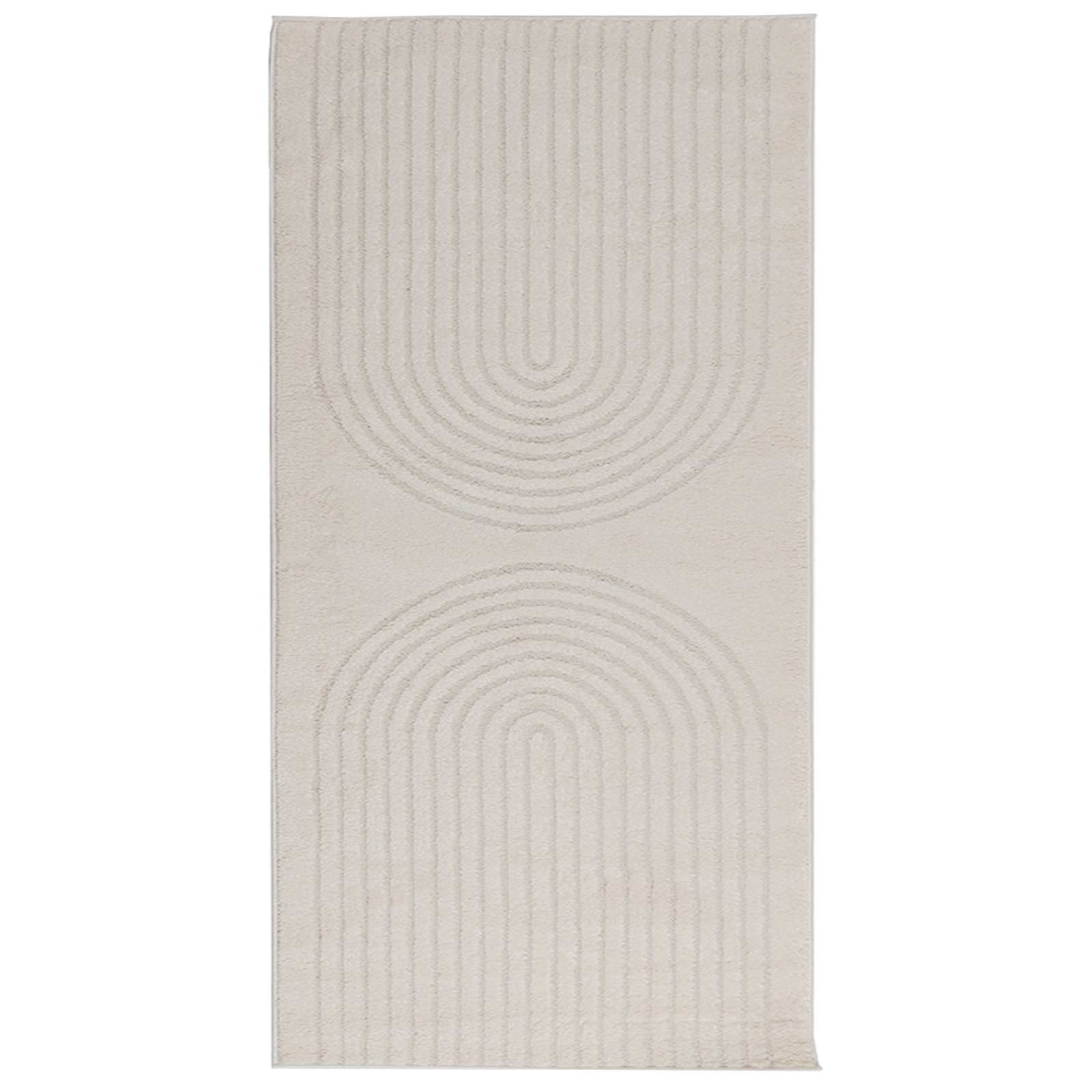 vidaXL Dywany pokojowe Prostokątny GALATI Kremowy 150 x 80 cm