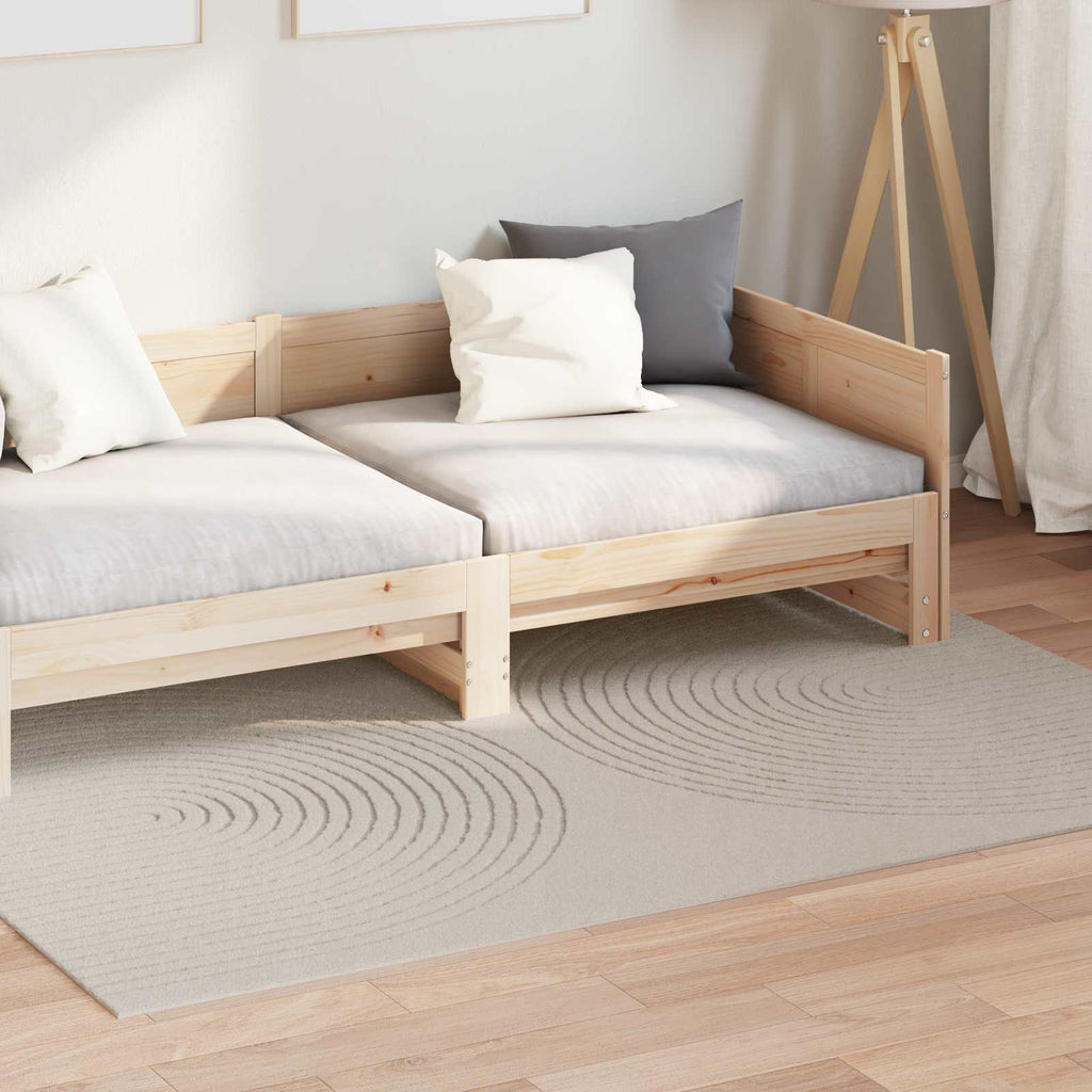 vidaXL Dywany pokojowe GALATI Kremowy 170 x 120 cm Poliester