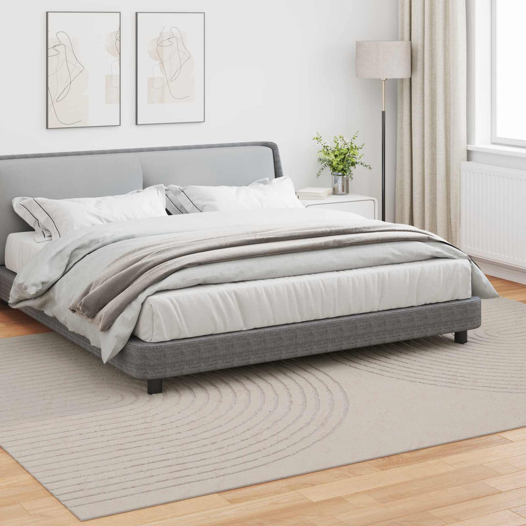 vidaXL Dywany pokojowe GALATI Kremowy 280 x 200 cm Poliester