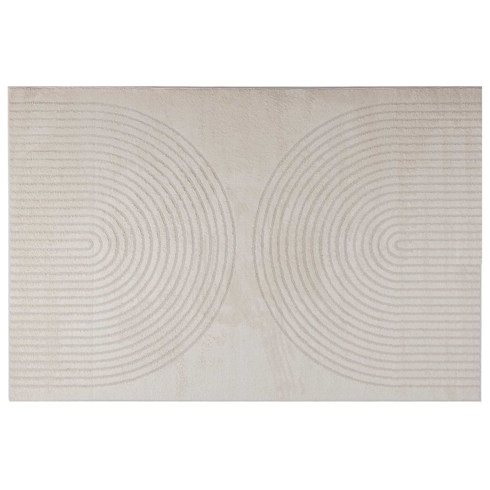 vidaXL Dywany pokojowe GALATI Kremowy 280 x 200 cm Poliester