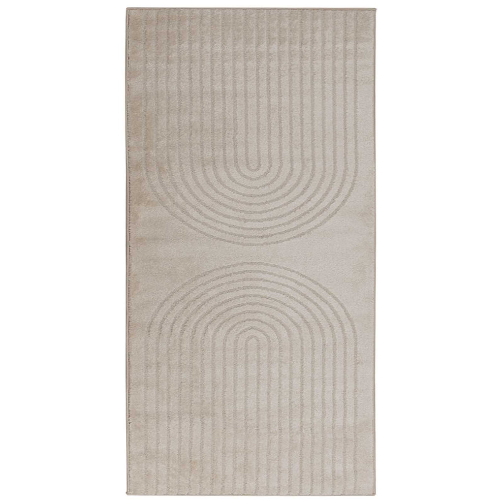 vidaXL Dywany pokojowe Prostokątny GALATI Beżowy 150 x 80 cm Poliester
