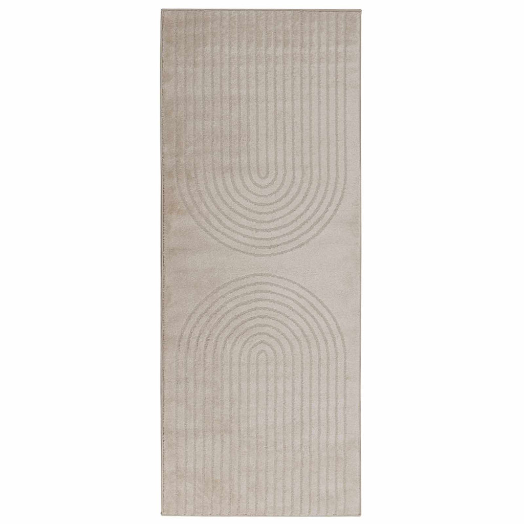 vidaXL Dywany pokojowe Prostokątny GALATI Beżowy 200 x 80 cm Poliester