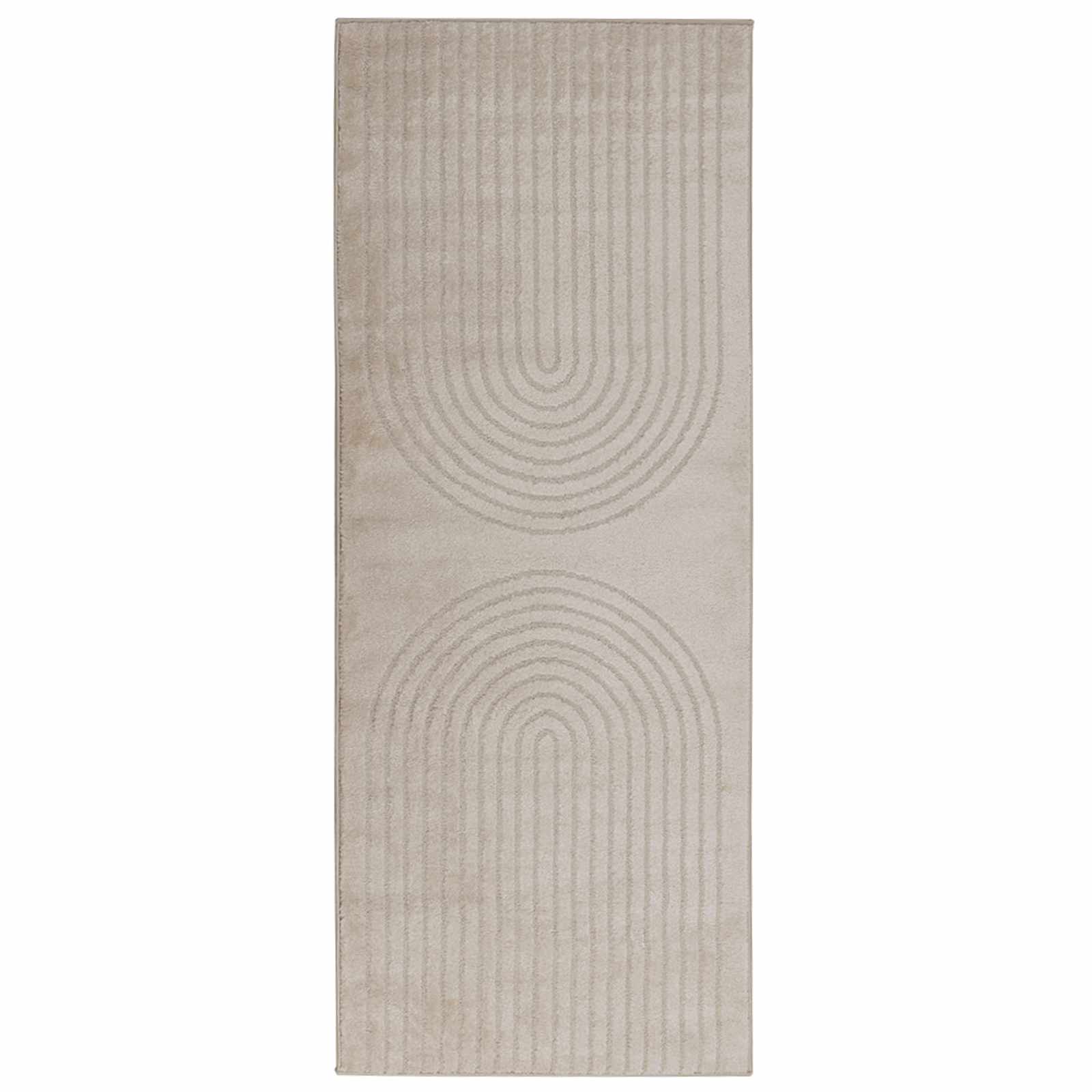 vidaXL Dywany pokojowe Prostokątny GALATI Beżowy 200 x 80 cm Poliester