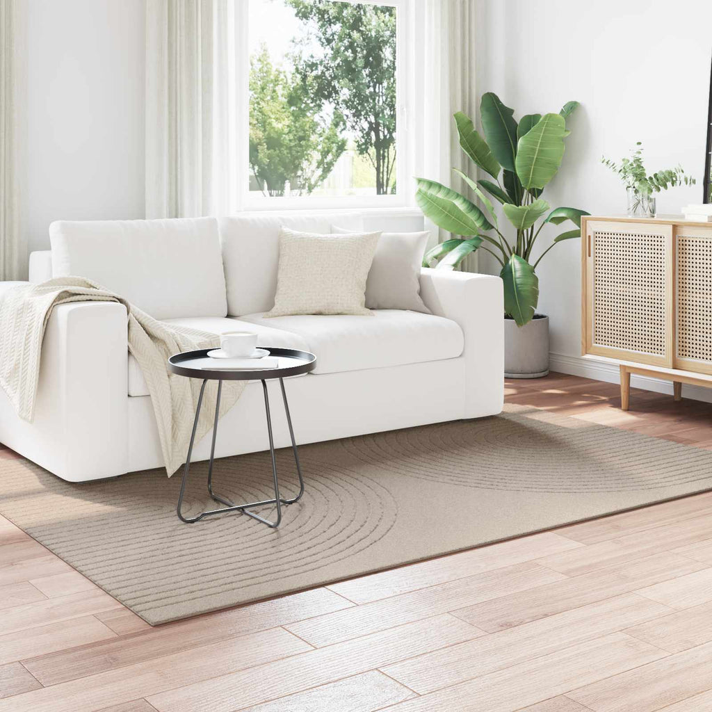 vidaXL Dywany pokojowe Prostokątny GALATI Beżowy 170 x 120 cm