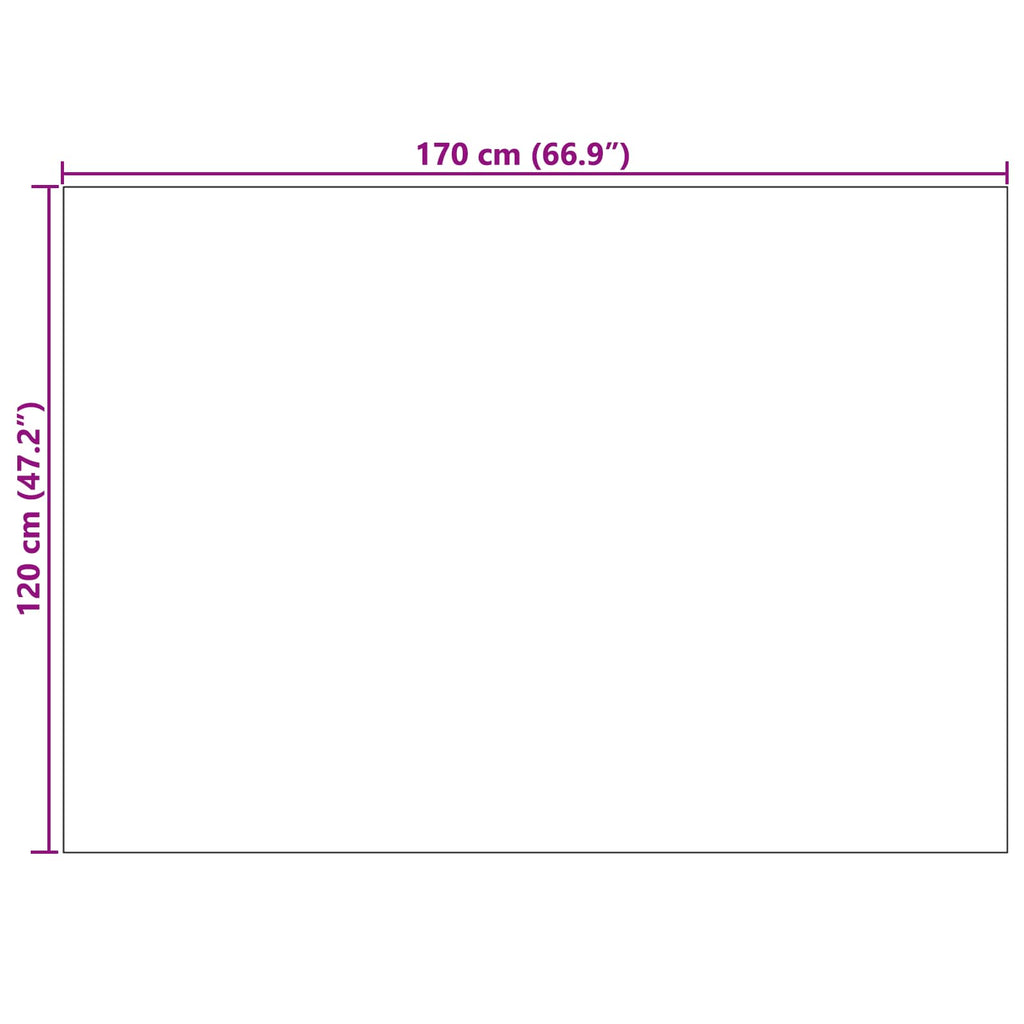 vidaXL Dywany pokojowe Prostokątny GALATI Beżowy 170 x 120 cm