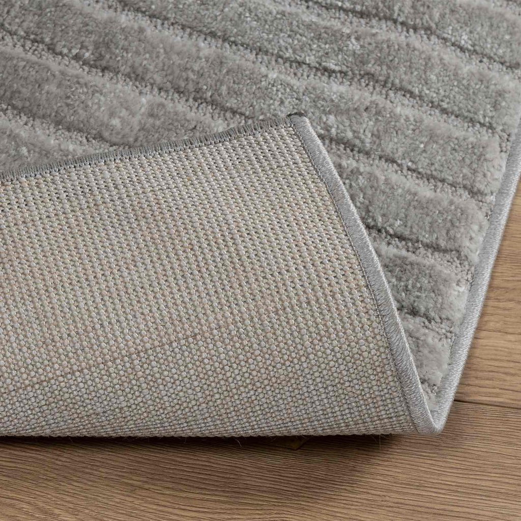 vidaXL Dywany pokojowe Prostokątny GALATI Szary 150 x 80 cm Poliester