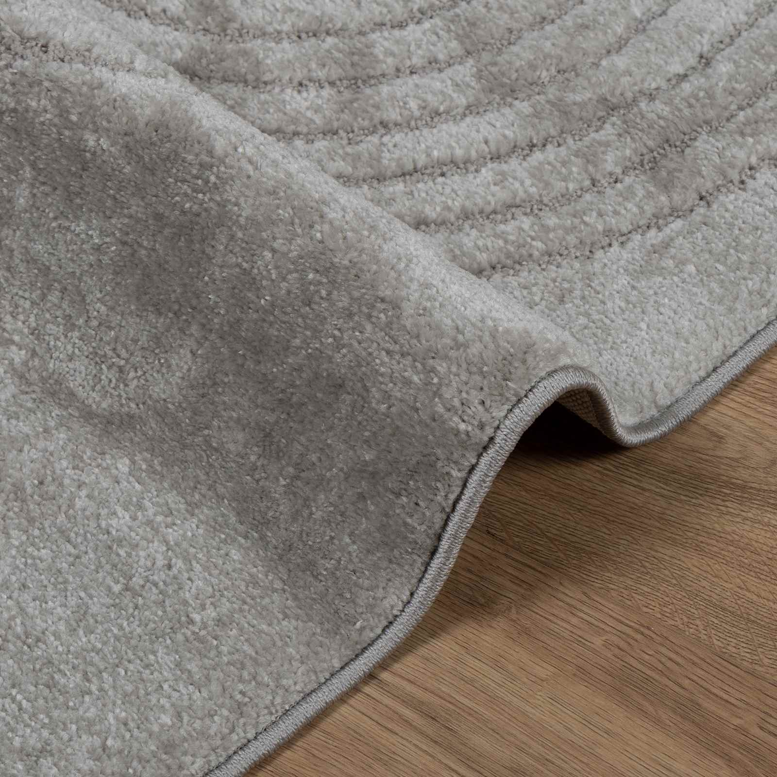 vidaXL Dywany pokojowe Prostokątny GALATI Szary 150 x 80 cm Poliester