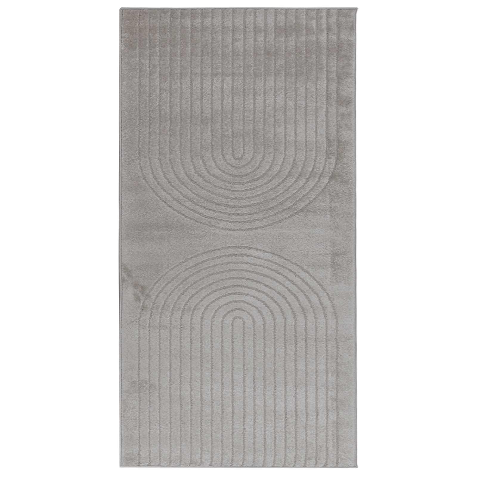 vidaXL Dywany pokojowe Prostokątny GALATI Szary 150 x 80 cm Poliester