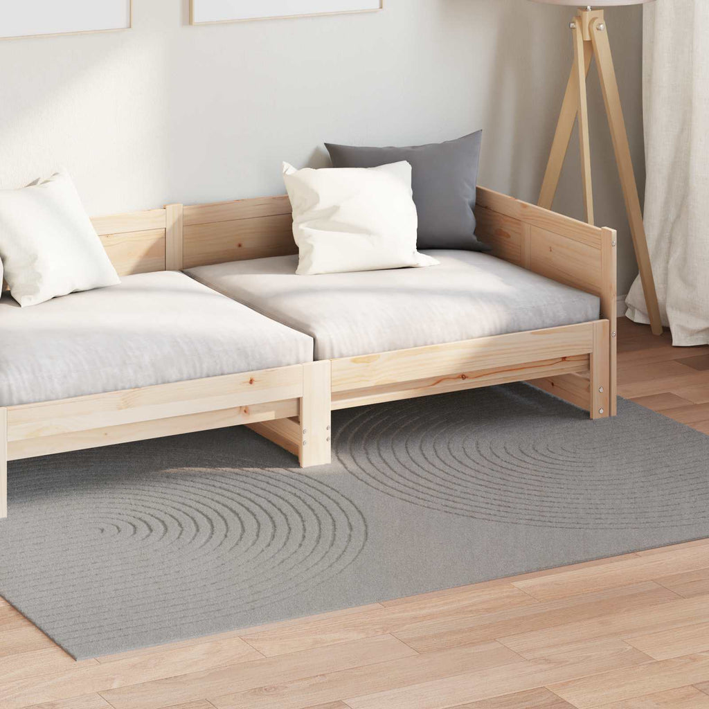 vidaXL Dywany pokojowe Prostokątny GALATI Szary 170 x 120 cm Poliester