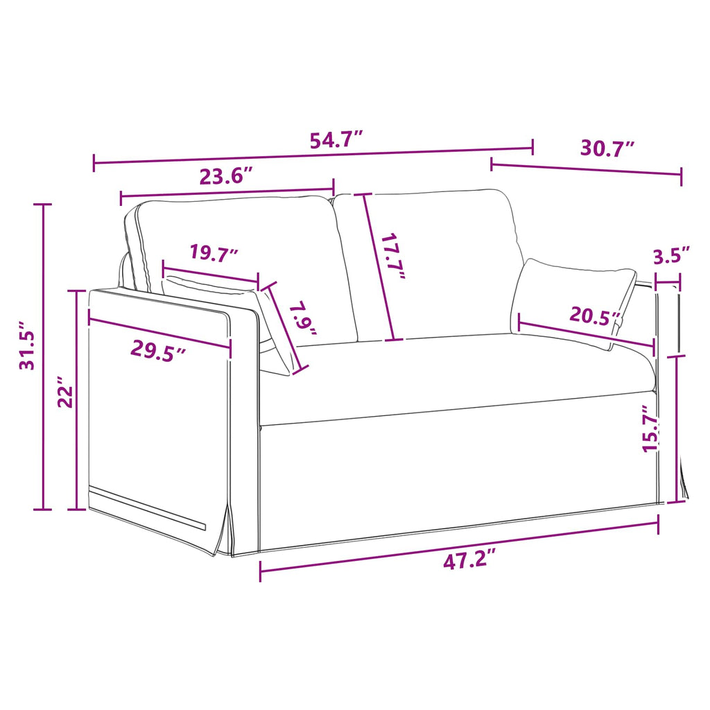 vidaXL Zestaw Sof 2 pcs Ciemnoszary 139 x 78 x 80 cm tkanina