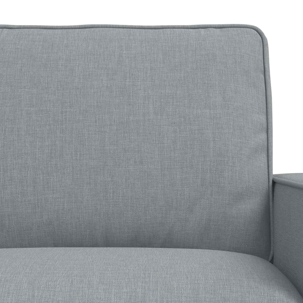 vidaXL Zestaw Sof 2 pcs Jasnoszary 162 x 80 x 82 cm tkanina