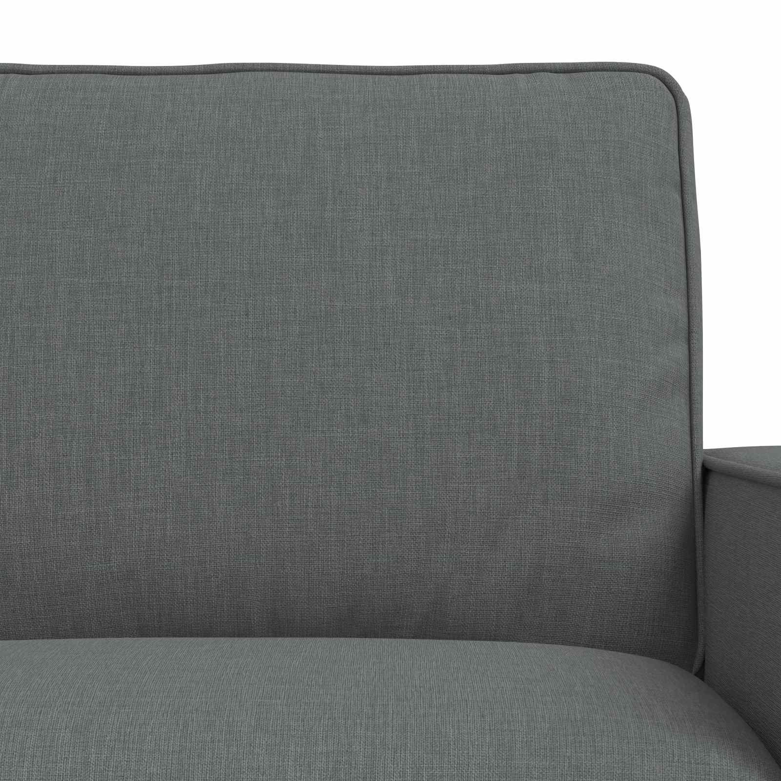 vidaXL Zestaw Sof 2 pcs Ciemnoszary 162 x 80 x 82 cm tkanina