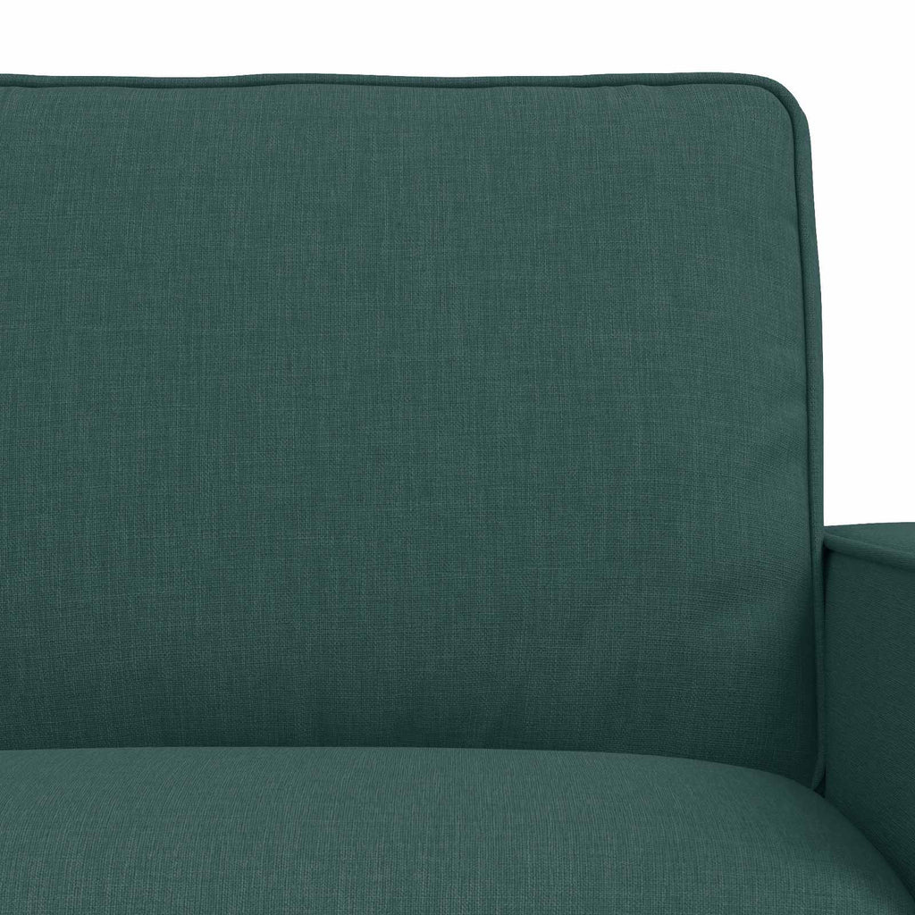vidaXL Zestaw Sof 2 pcs Ciemna zieleń 162 x 80 x 82 cm tkanina