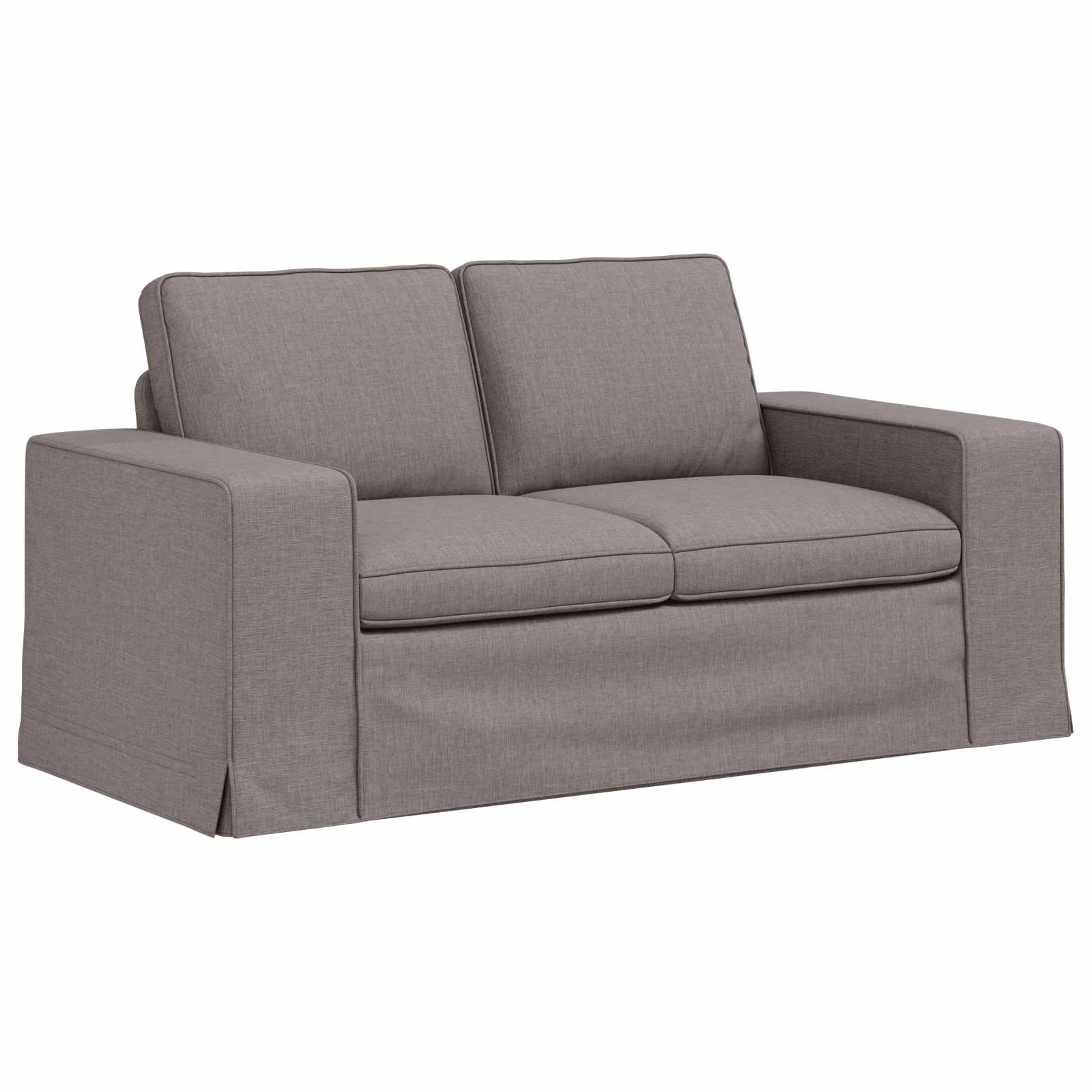 vidaXL Zestaw Sof 2 pcs Ciemnoszary 162 x 80 x 82 cm tkanina