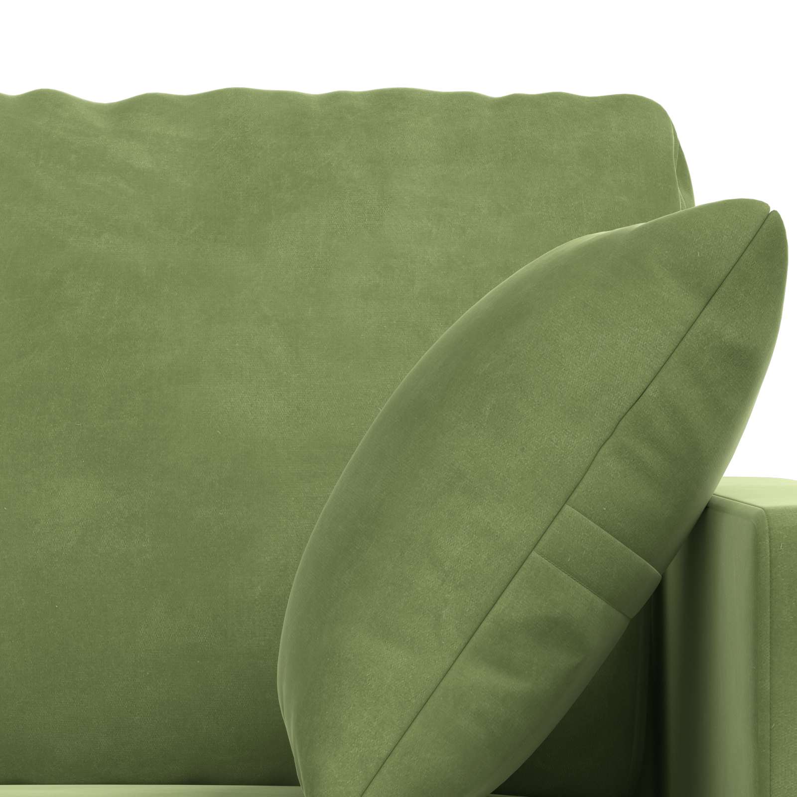 vidaXL Zestaw Sof 2 pcs Jasnozielony 138 x 78 x 80 cm Aksamit