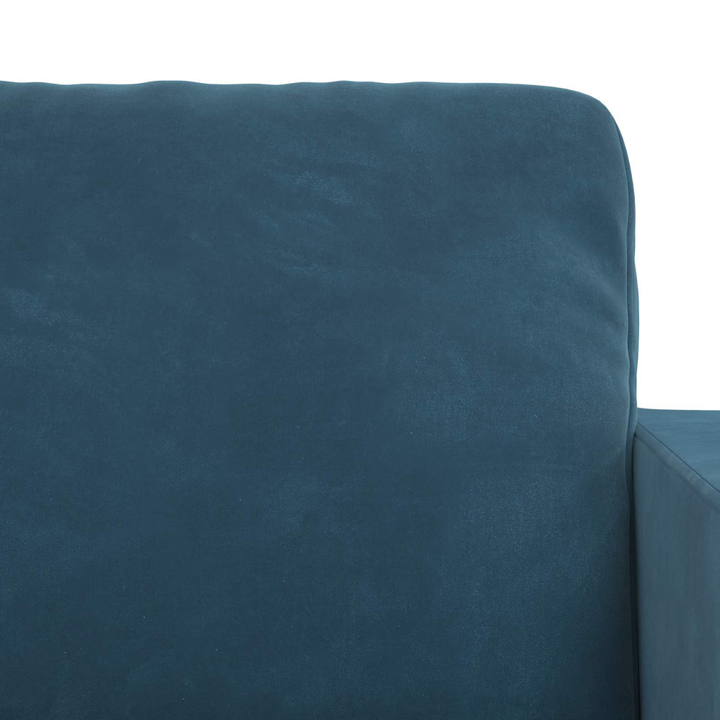 vidaXL Zestaw Sof 2 pcs Niebieski 138 x 78 x 80 cm Aksamit