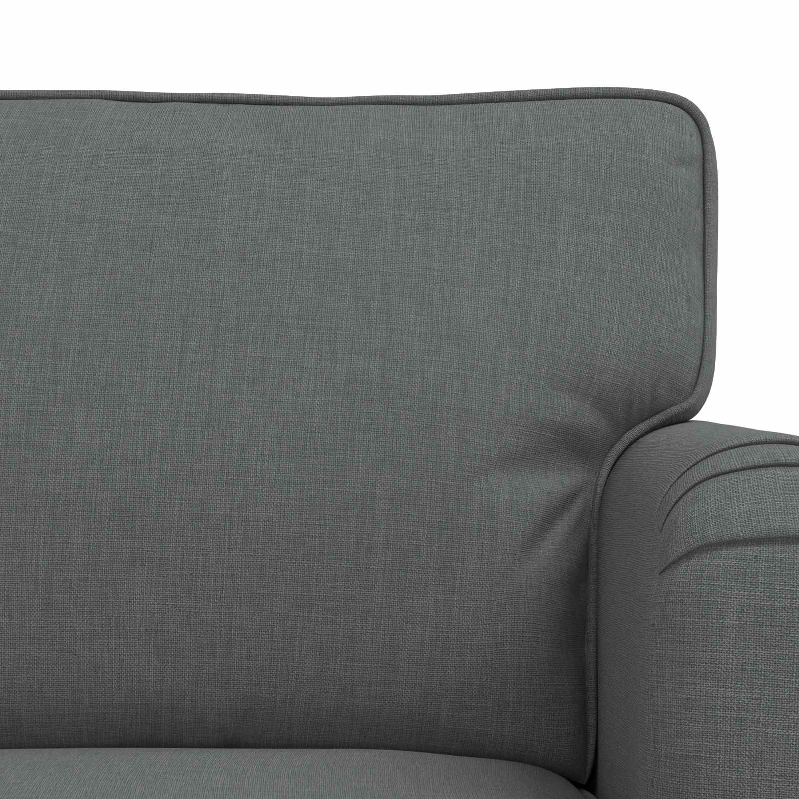 vidaXL Zestaw Sof 2 pcs Ciemnoszary 144 x 80 x 85 cm tkanina