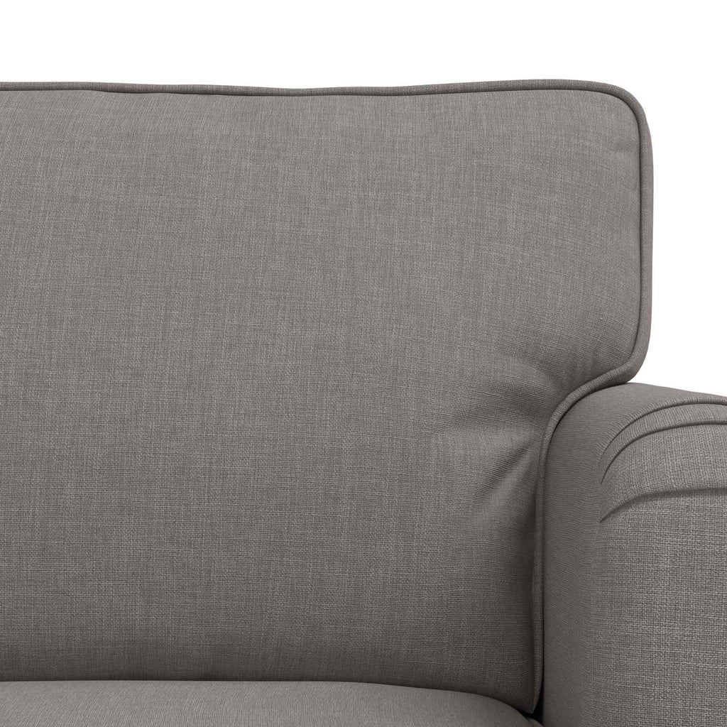 vidaXL Zestaw Sof 2 pcs Ciemnoszary 144 x 80 x 85 cm tkanina