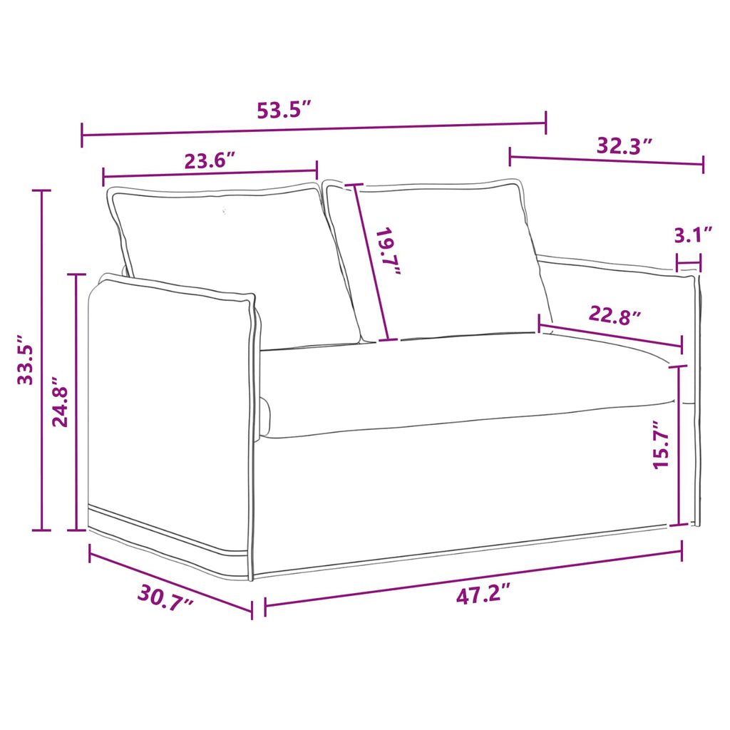 vidaXL Zestaw Sof 2 pcs ciemnoszary 136 x 82 x 85 cm tkanina