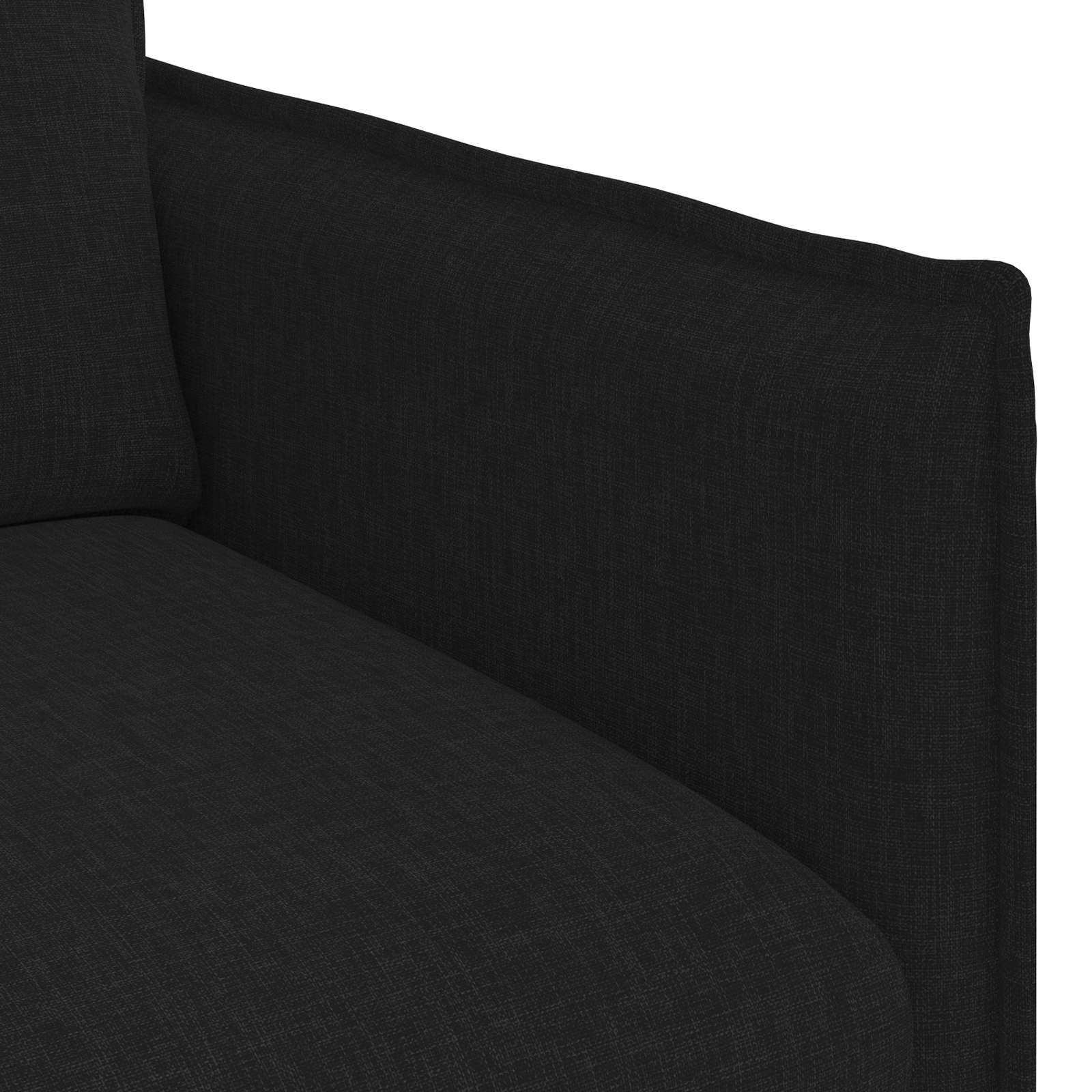 vidaXL Zestaw Sof 2 pcs Czarny 136 x 82 x 85 cm tkanina