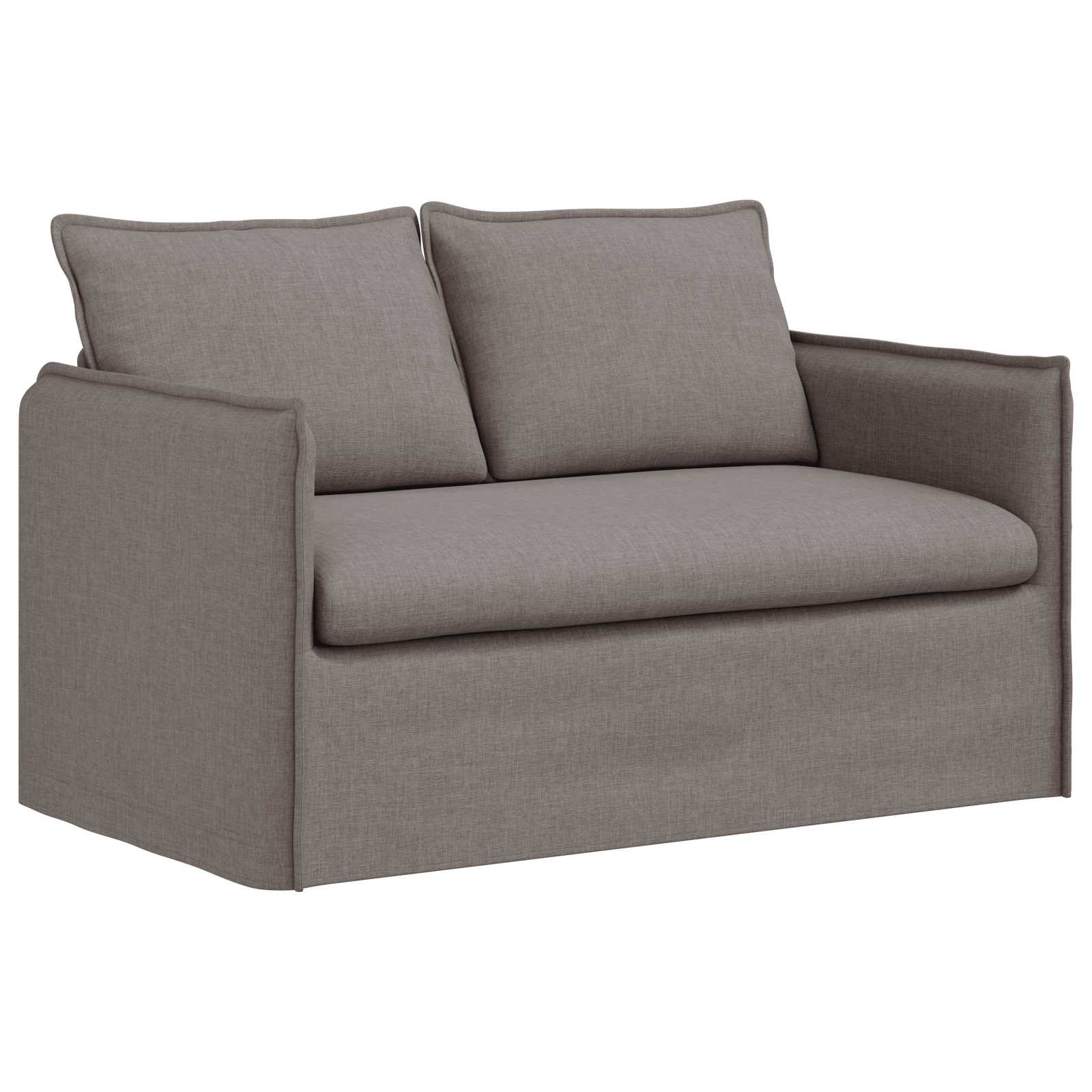 vidaXL Zestaw Sof 2 pcs Ciemnoszary 136 x 82 x 85 cm tkanina