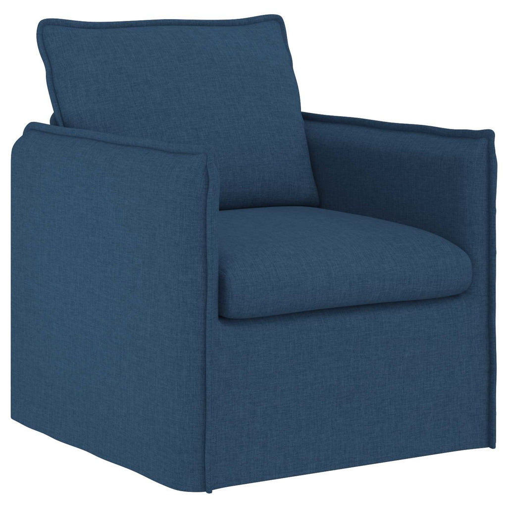 vidaXL Zestaw Sof 2 pcs niebieski 136 x 82 x 85 cm tkanina