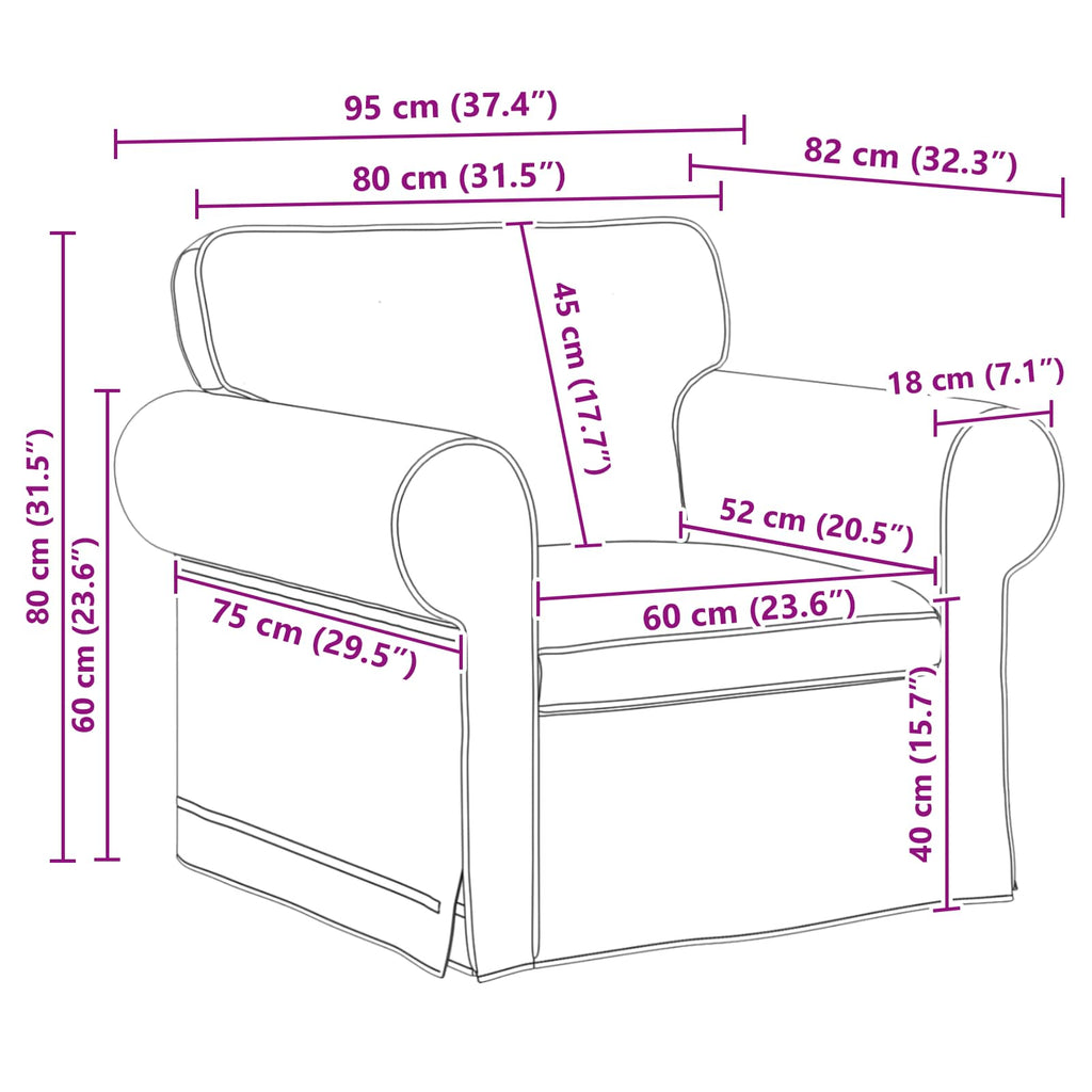 vidaXL Zestaw Sof 2 pcs Ciemnoszary 175 x 82 x 80 cm tkanina