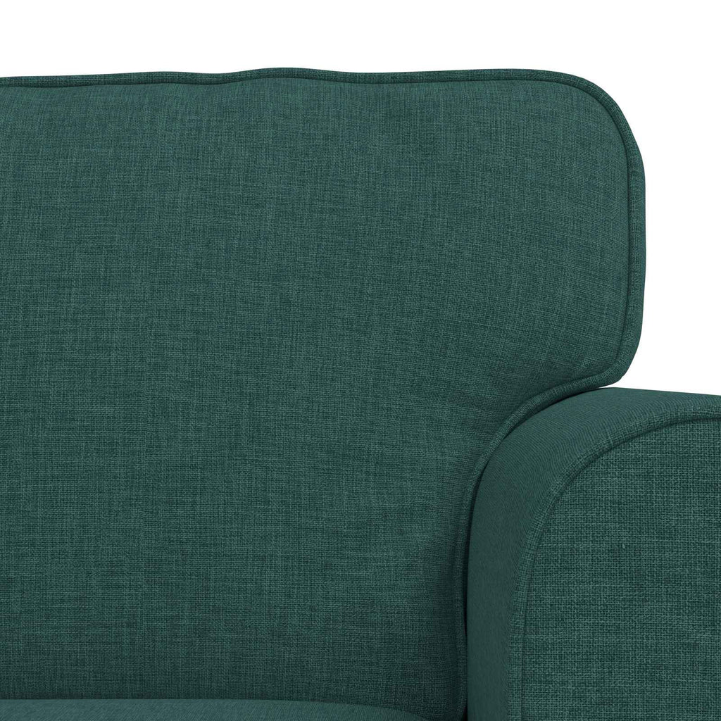 vidaXL Zestaw Sof 2 pcs Ciemna zieleń 175 x 82 x 80 cm tkanina