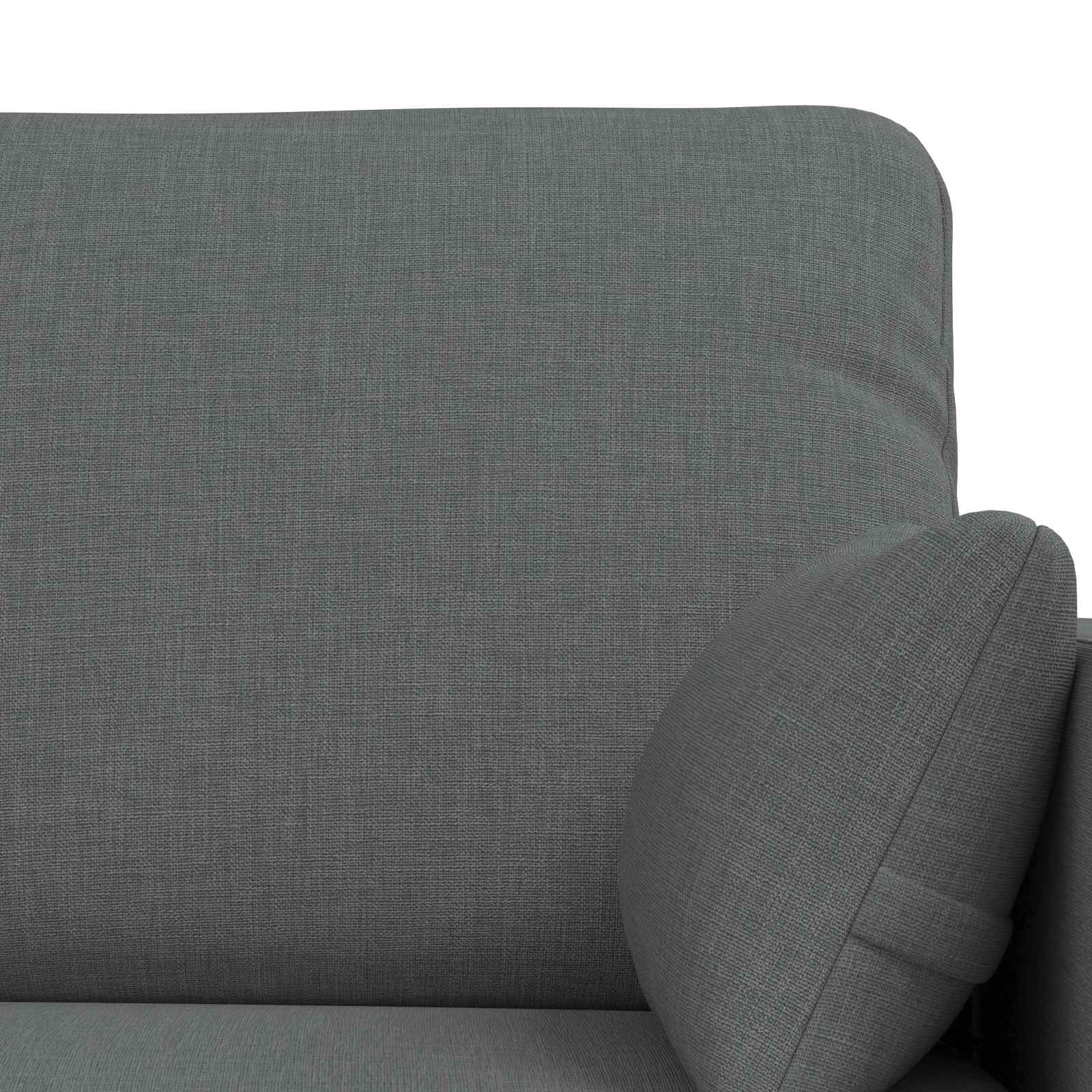 vidaXL Zestaw Sof 2 pcs Ciemnoszary 158 x 78 x 80 cm tkanina