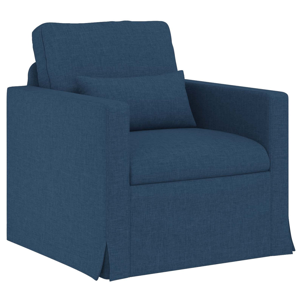 vidaXL Zestaw Sof 2 pcs Niebieski 158 x 78 x 80 cm tkanina