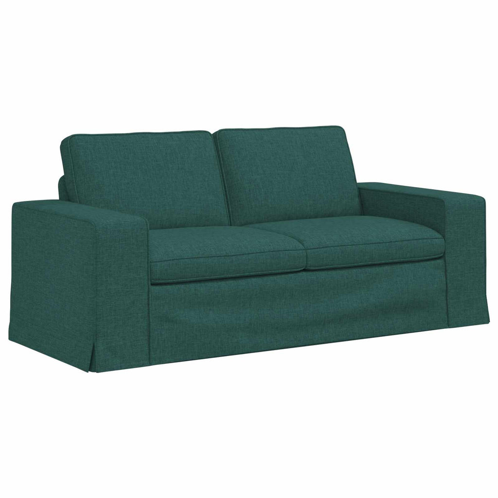 vidaXL Zestaw Sof 2 pcs Ciemna zieleń 182 x 80 x 82 cm tkanina