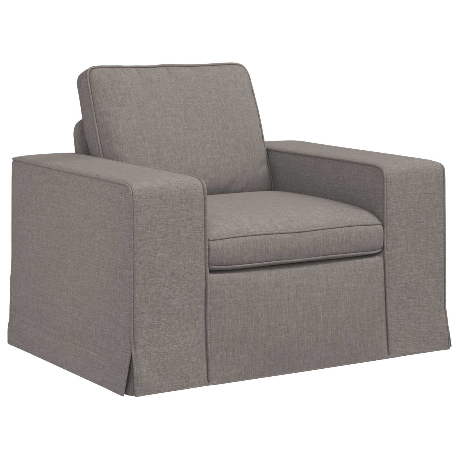 vidaXL Zestaw Sof 2 pcs Ciemnoszary 182 x 80 x 82 cm tkanina