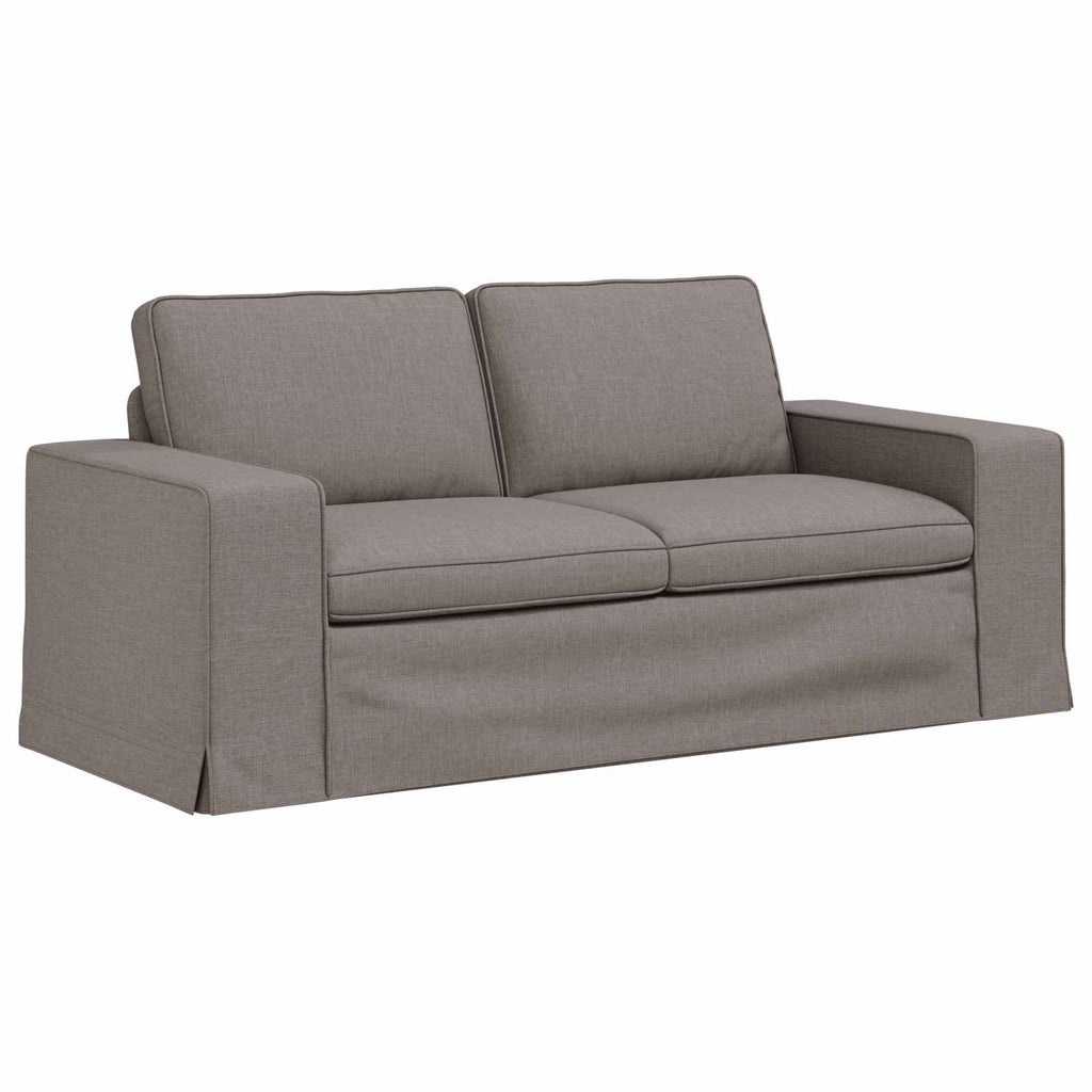 vidaXL Zestaw Sof 2 pcs Ciemnoszary 182 x 80 x 82 cm tkanina