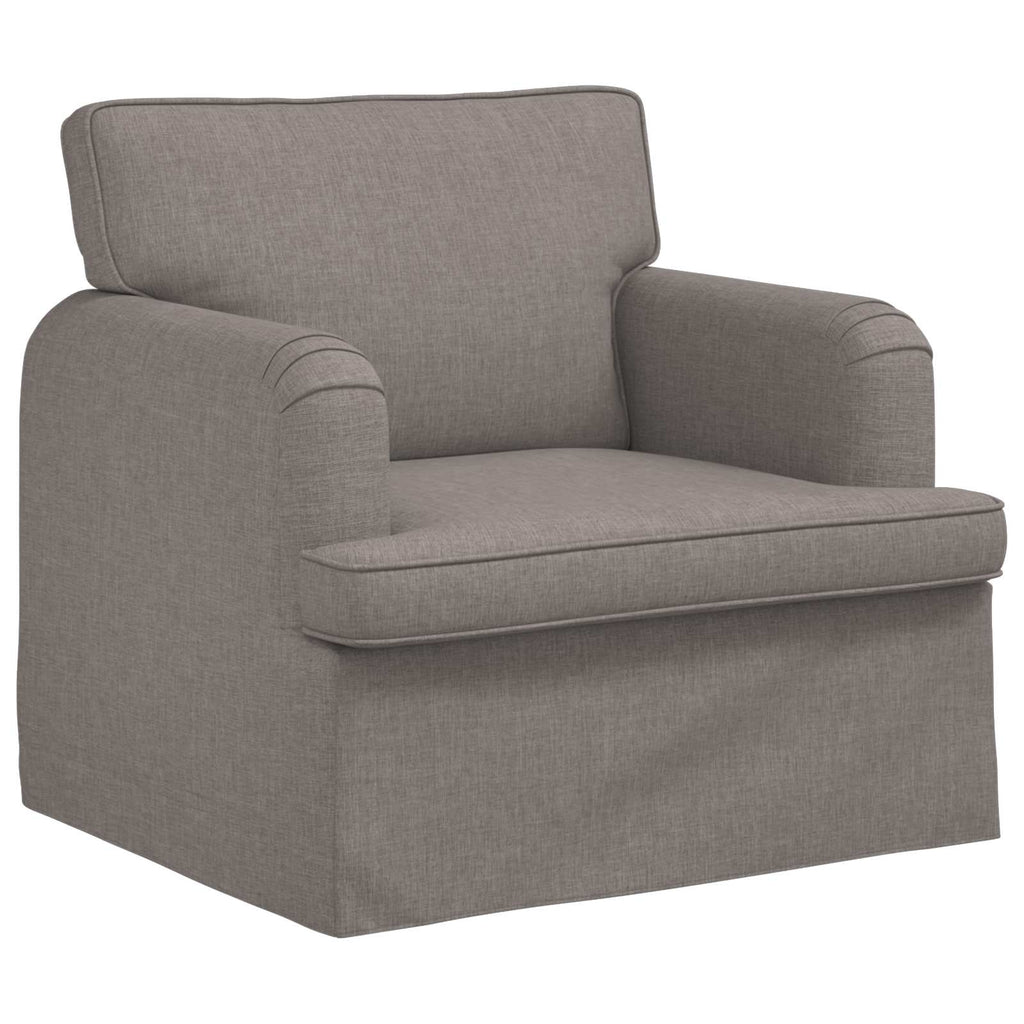 vidaXL Zestaw Sof 2 pcs Ciemnoszary 162 x 80 x 85 cm tkanina