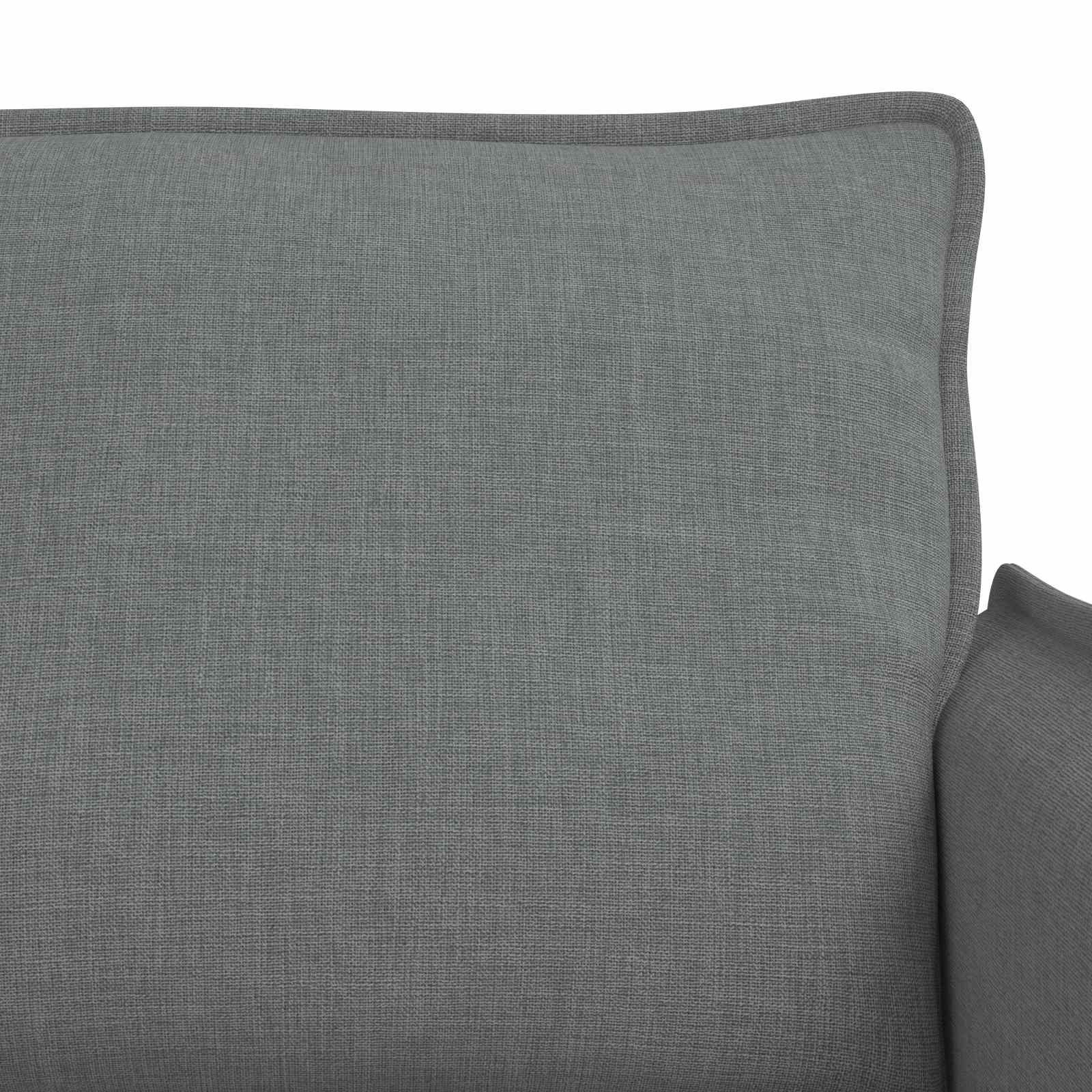 vidaXL Zestaw Sof 2 pcs ciemnoszary 156 x 82 x 85 cm tkanina