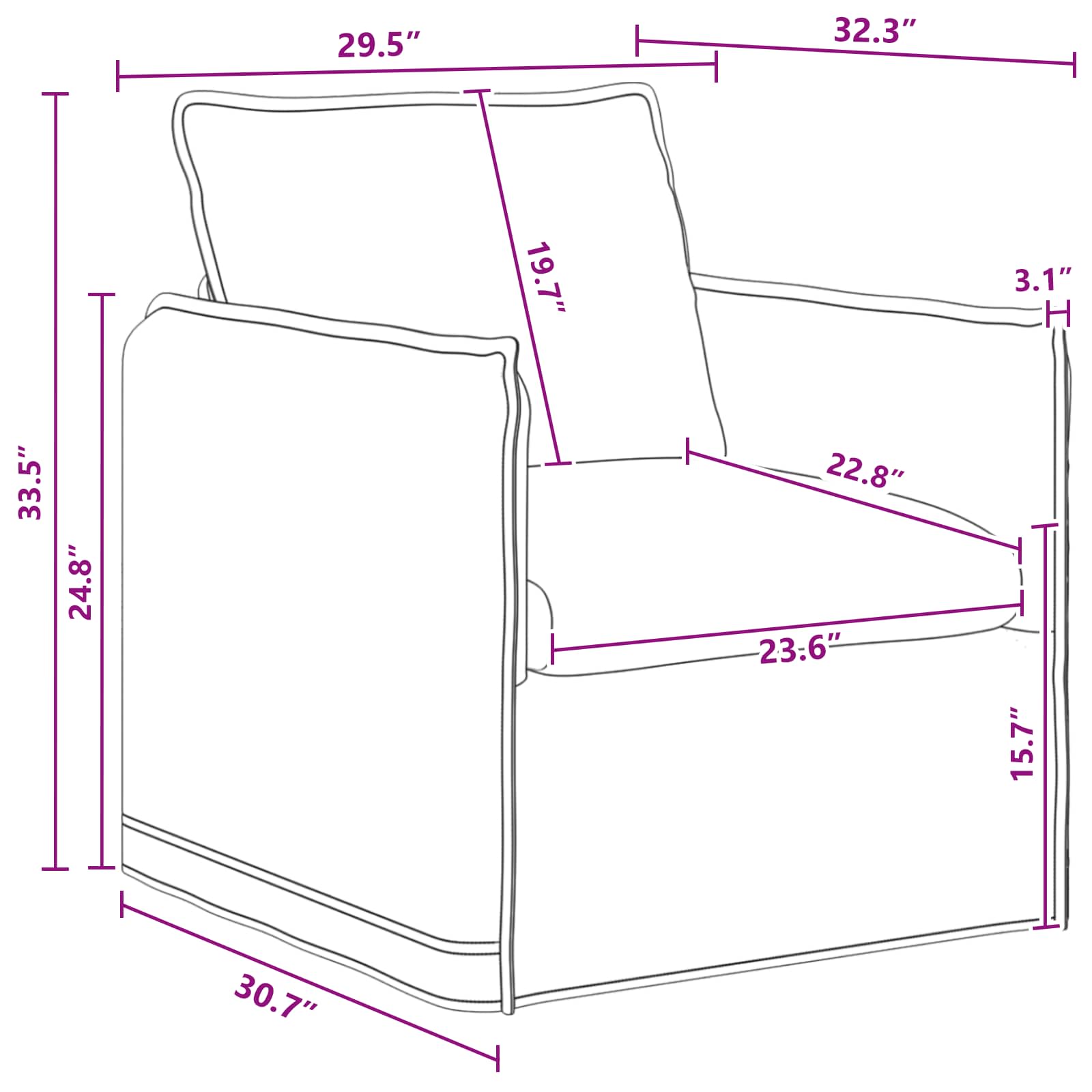 vidaXL Zestaw Sof 2 pcs ciemnoszary 156 x 82 x 85 cm tkanina