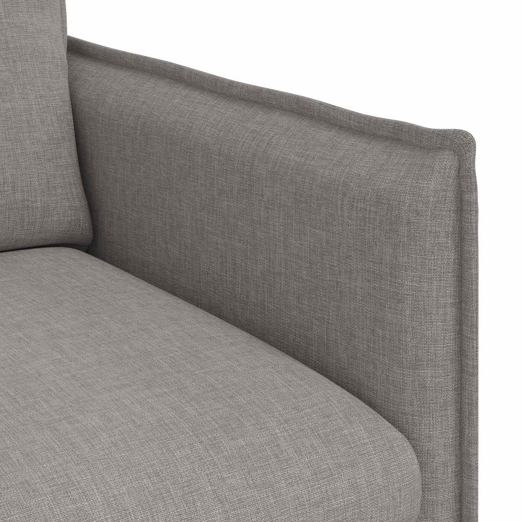 vidaXL Zestaw Sof 2 pcs Ciemnoszary 156 x 82 x 85 cm tkanina